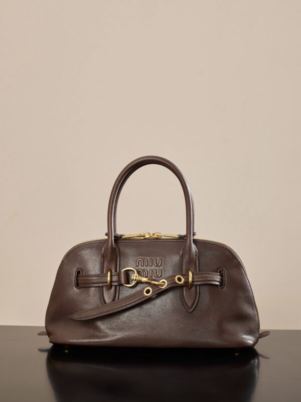 sy_no_EF27EBE54341947FD3A4FA95BD3F75D6_0 MIUMIU Aventure Medium Shell Bag in Heather Wood Color