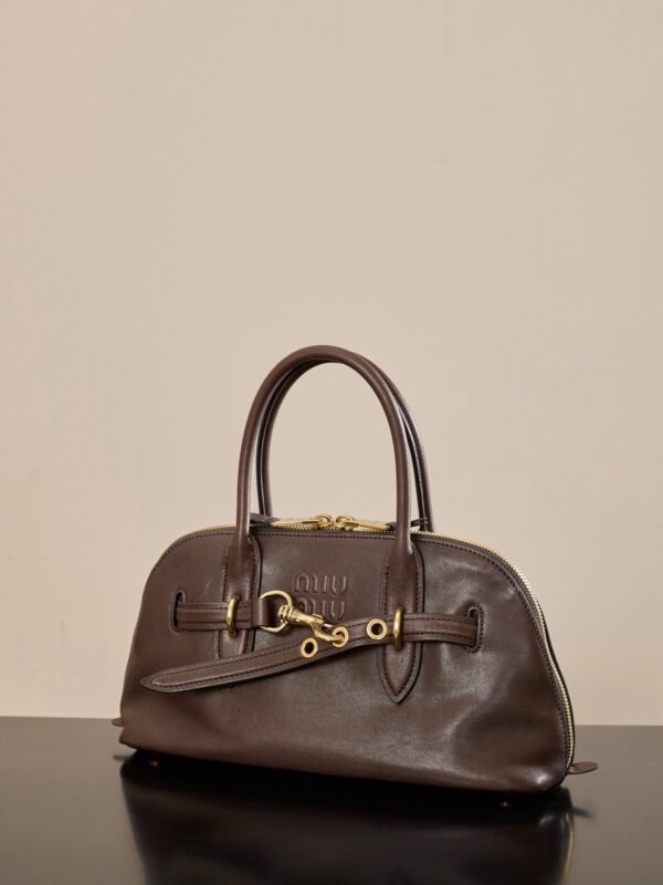 sy_no_EF27EBE54341947FD3A4FA95BD3F75D6_2 MIUMIU Aventure Medium Shell Bag in Heather Wood Color