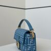 Baguette Medium Handbag – Denim Jacquard