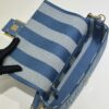 Baguette Medium Handbag – Denim Jacquard