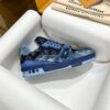 sy_no_EF67E459B6BECD36F88525F71DD10496_5 Louis Vuitton LV Trainer Blue Monogram Denim Retro Sneakers