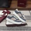 sy_no_EFDC9E6CA573DBE35C6CF00931E319C2_1 Gucci Re-Web Sneaker in Beige/Blue GG Canvas with Blue & Grey Leather Trim
