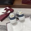 sy_no_EFDC9E6CA573DBE35C6CF00931E319C2_5 Gucci Re-Web Sneaker in Beige/Blue GG Canvas with Blue & Grey Leather Trim