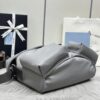 sy_no_F05CBD4E24080BC1578D7F8D75BD080E_6 Gray Recycled Nylon Utility Messenger Crossbody Bag