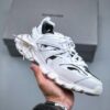 All-White Retro Outdoor Dad Sneakers