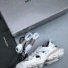 All-White Retro Outdoor Dad Sneakers