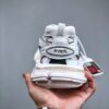 All-White Retro Outdoor Dad Sneakers