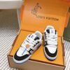 Louis Vuitton LV Trainer Black, White & Royal Blue Retro Sneakers