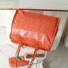 sy_no_F2A3ADEAE143C3DCD0A4C1671A0B3C89_5 Orange Goyardine Hardy Small Commuter Tote