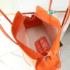 sy_no_F2A3ADEAE143C3DCD0A4C1671A0B3C89_8 Orange Goyardine Hardy Small Commuter Tote