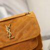 sy_no_F2C9151C3E96F6DB9A5D4ECCCD21945E_2 Saint Laurent Niki Medium Suede Shoulder Bag (28 cm)