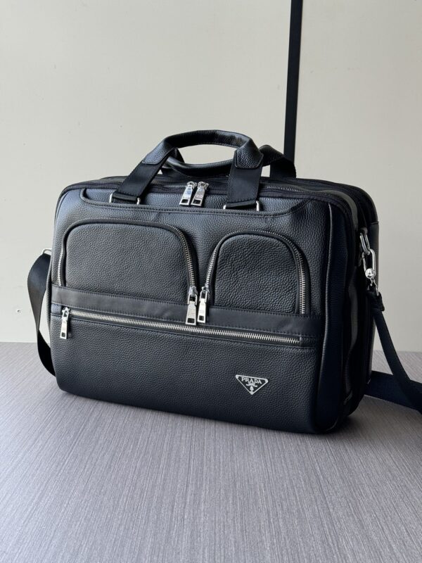 Prada-Inspired Convertible Travel Bag & Backpack – Black