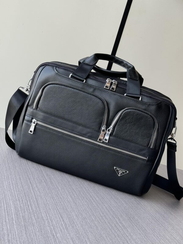 Prada-Inspired Convertible Travel Bag & Backpack – Black