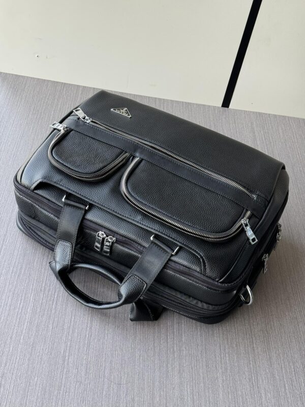 Prada-Inspired Convertible Travel Bag & Backpack – Black