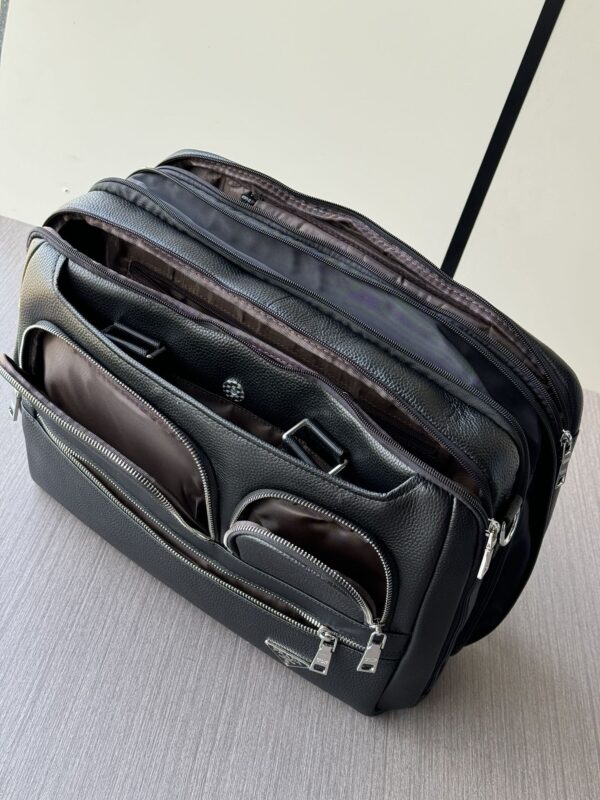 Prada-Inspired Convertible Travel Bag & Backpack – Black