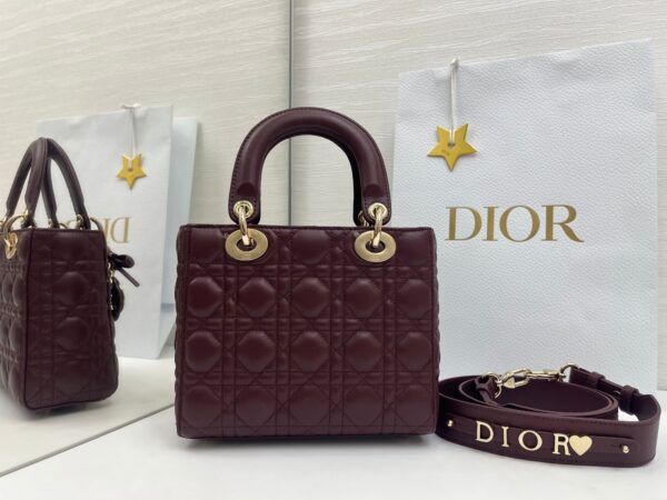 sy_no_F3FF714ADCC0C5F1C177AF131D35A7DE_3 Lady Dior My ABCDior Mini Bag – Burgundy Lambskin