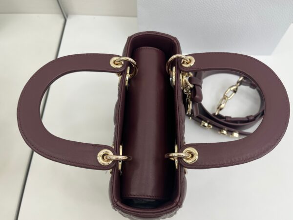 sy_no_F3FF714ADCC0C5F1C177AF131D35A7DE_6 Lady Dior My ABCDior Mini Bag – Burgundy Lambskin