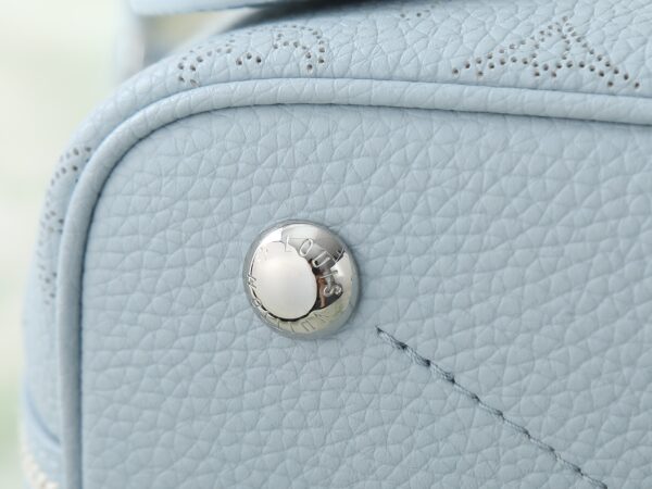 sy_no_F482DF1384FE5C5EA569109A07896545_10 Ice Blue Mahina Perforated Leather Tote Bag