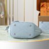 sy_no_F482DF1384FE5C5EA569109A07896545_3 Ice Blue Mahina Perforated Leather Tote Bag