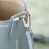 sy_no_F482DF1384FE5C5EA569109A07896545_5 Ice Blue Mahina Perforated Leather Tote Bag