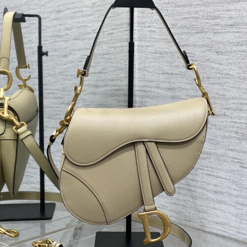 sy_no_F4C1DCDC556B33F7585F27A531F174D6_0 DIOR Women’s Grained Calfskin Saddle Bag