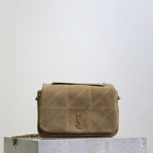 YSL Jamie Mini Shoulder Bag – Brown Suede