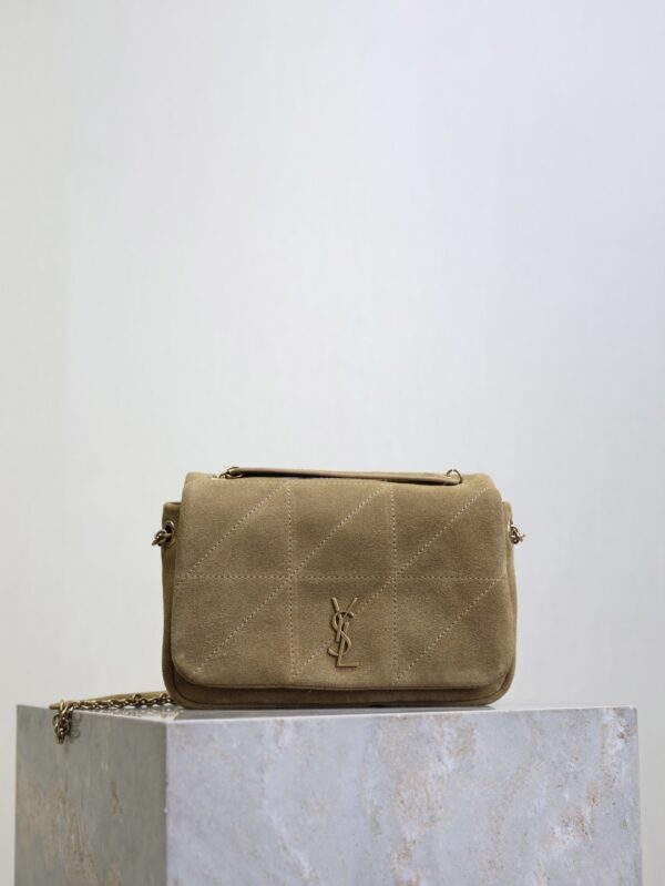 sy_no_F5014F63CF5002161C603E94617EAB83_0 YSL Jamie Mini Shoulder Bag – Brown Suede