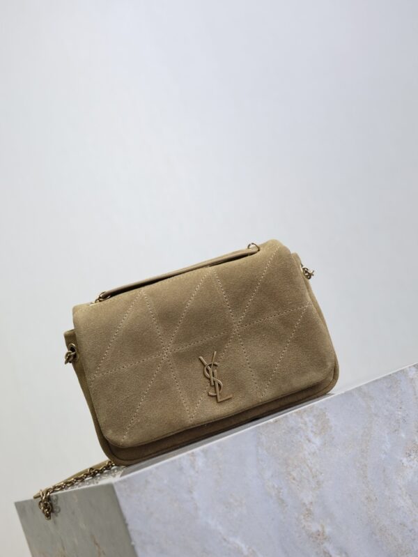 sy_no_F5014F63CF5002161C603E94617EAB83_1 YSL Jamie Mini Shoulder Bag – Brown Suede