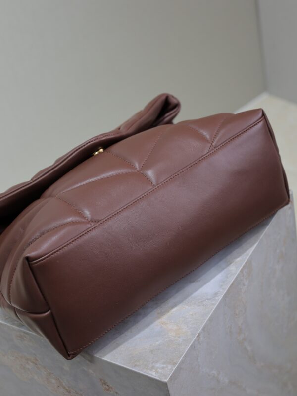 YSL Loulou 35cm Quilted Lambskin Bag – Coffee Brown