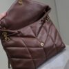 YSL Loulou 35cm Quilted Lambskin Bag – Coffee Brown