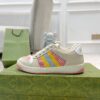 sy_no_F5F3671D9B89F27AE782991ADD11B014_2 Cream, Pink & Monogram Retro Sneakers