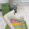 sy_no_F5F3671D9B89F27AE782991ADD11B014_7 Cream, Pink & Monogram Retro Sneakers
