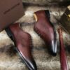 sy_no_F603D130039E0690ACC92B543689672D_2 Vintage Chestnut Brown Patina Leather Oxford Shoes