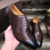 sy_no_F603D130039E0690ACC92B543689672D_3 Vintage Chestnut Brown Patina Leather Oxford Shoes