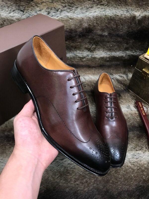 sy_no_F603D130039E0690ACC92B543689672D_3 Vintage Chestnut Brown Patina Leather Oxford Shoes