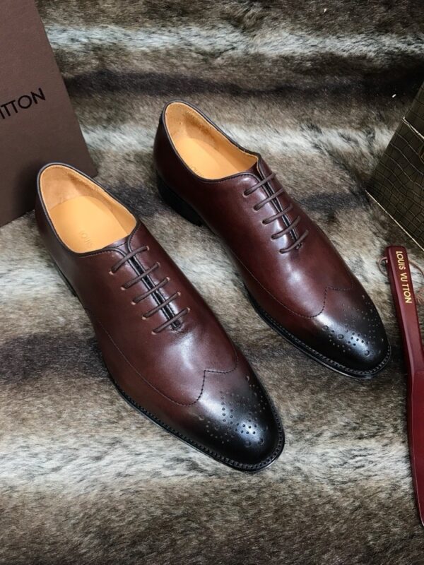 sy_no_F603D130039E0690ACC92B543689672D_5 Vintage Chestnut Brown Patina Leather Oxford Shoes