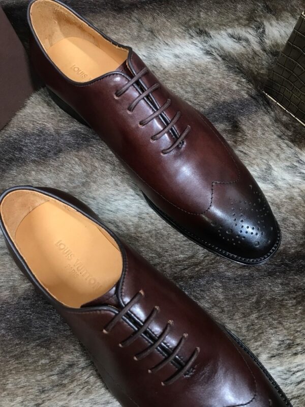 sy_no_F603D130039E0690ACC92B543689672D_7 Vintage Chestnut Brown Patina Leather Oxford Shoes