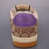 sy_no_F645BD6973DA408B815F048F5F2617CF_3 Gucci Screener Sneaker in Beige/Ebony GG Canvas with Purple Leather Accents & Green/Red Web Stripe