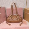 sy_no_F6B1C2C2887FFAD613BB3E85D55364D9_1 Brown Archive-Inspired Drawstring Ruched Shoulder / Underarm Bag