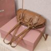 sy_no_F6B1C2C2887FFAD613BB3E85D55364D9_4 Brown Archive-Inspired Drawstring Ruched Shoulder / Underarm Bag