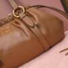sy_no_F6B1C2C2887FFAD613BB3E85D55364D9_7 Brown Archive-Inspired Drawstring Ruched Shoulder / Underarm Bag