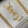 YSL Kate Medium Bag – Embossed Leather & Silver Gold