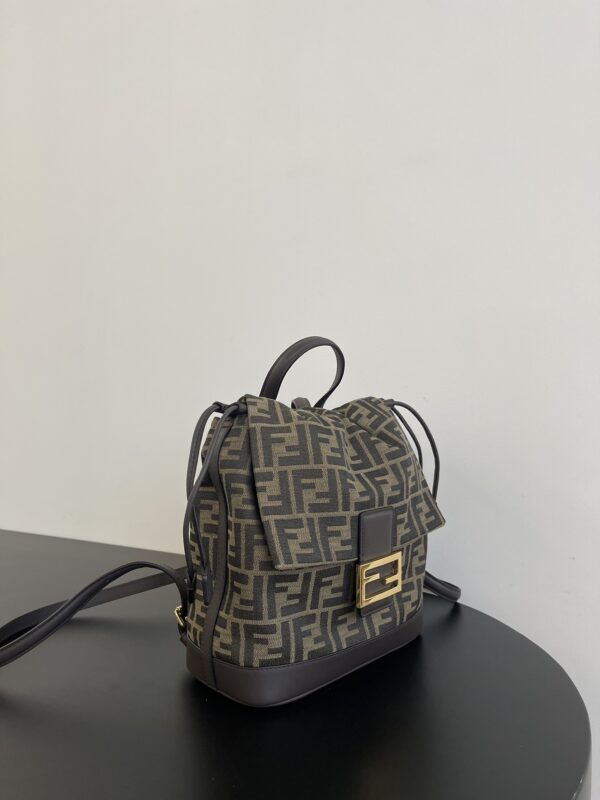 Fendi FF Monogram Drawstring Mini Backpack