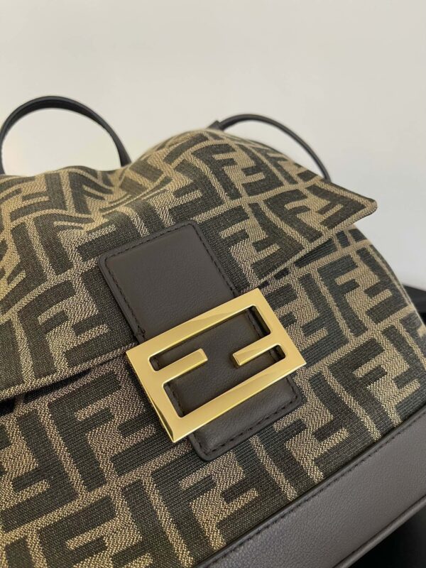 Fendi FF Monogram Drawstring Mini Backpack
