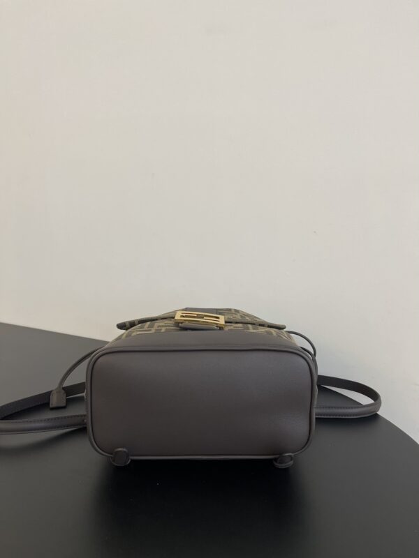 Fendi FF Monogram Drawstring Mini Backpack