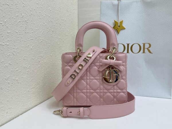 Lady Dior My ABCDior Mini Bag – Soft Pink Lambskin