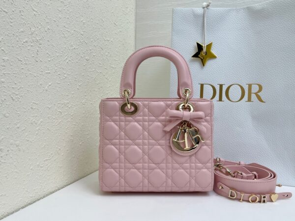 Lady Dior My ABCDior Mini Bag – Soft Pink Lambskin