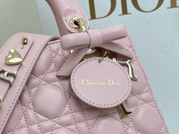 Lady Dior My ABCDior Mini Bag – Soft Pink Lambskin