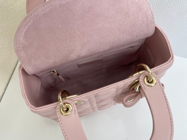 Lady Dior My ABCDior Mini Bag – Soft Pink Lambskin