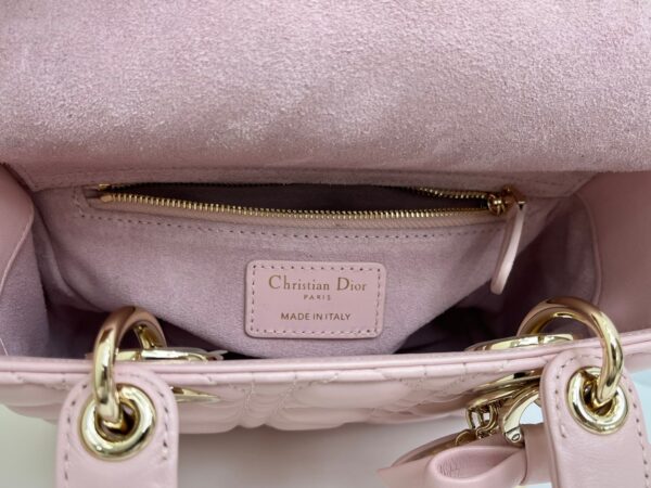 Lady Dior My ABCDior Mini Bag – Soft Pink Lambskin